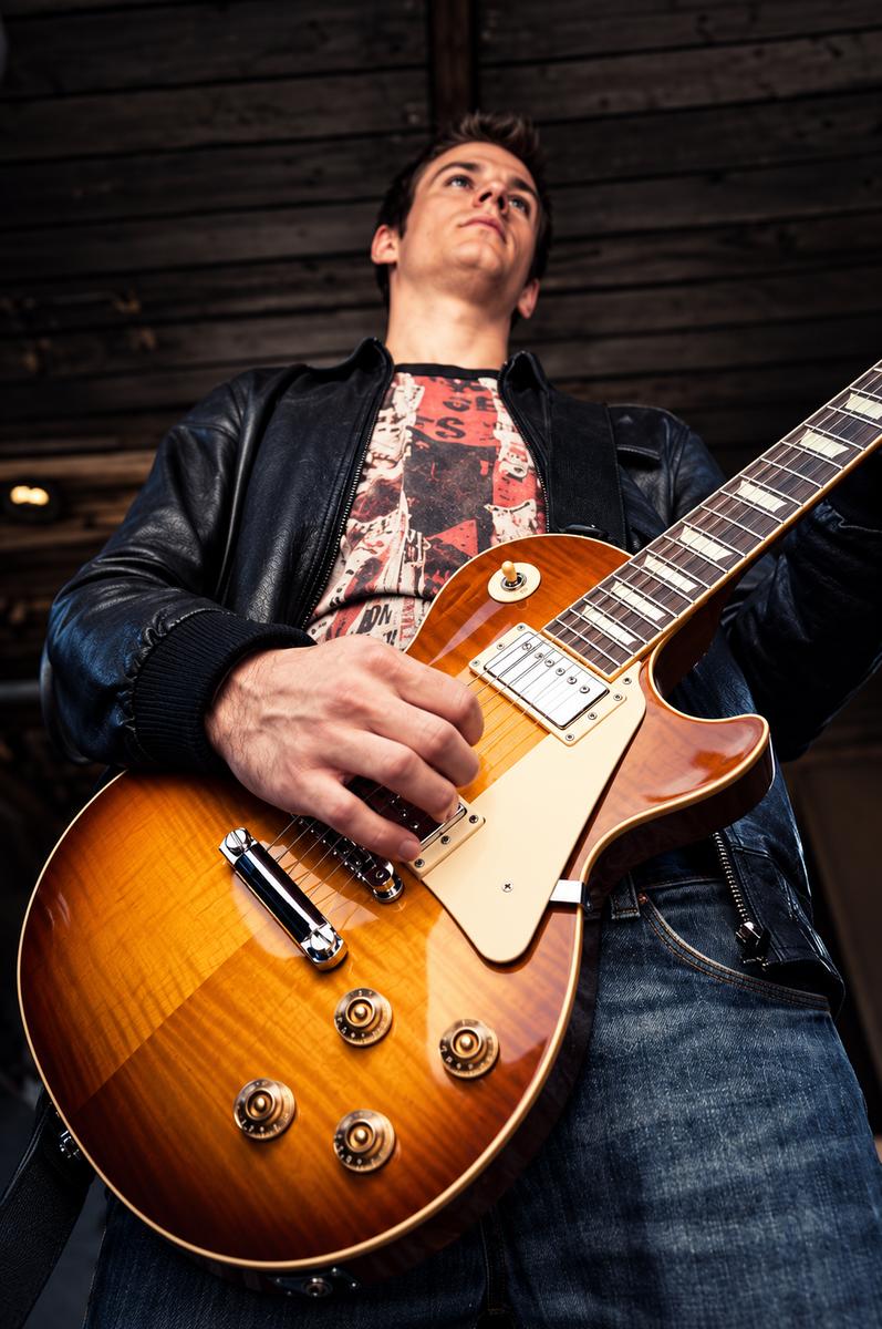 Gitarrist Les Paul