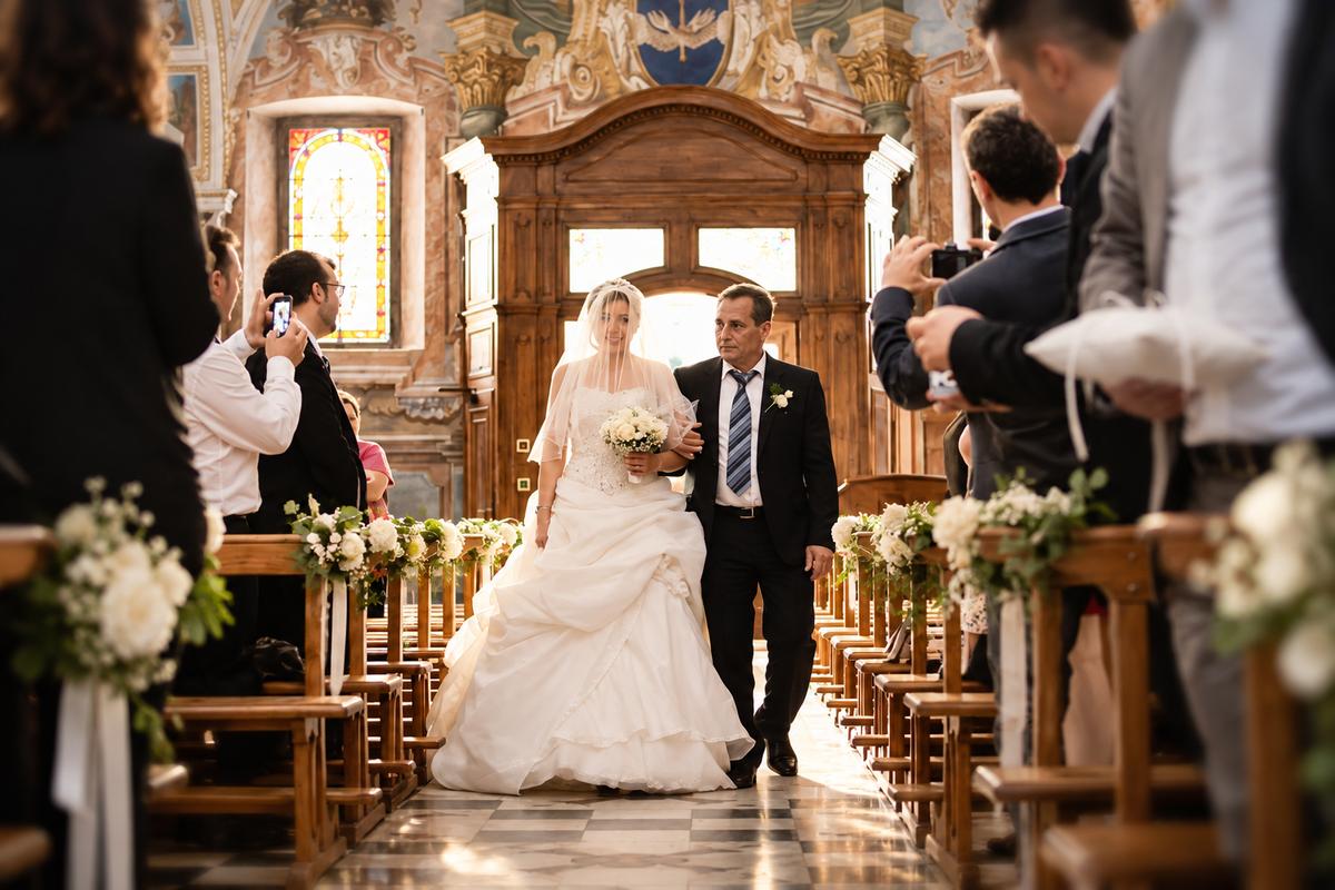Hochzeit Kirche Einzug