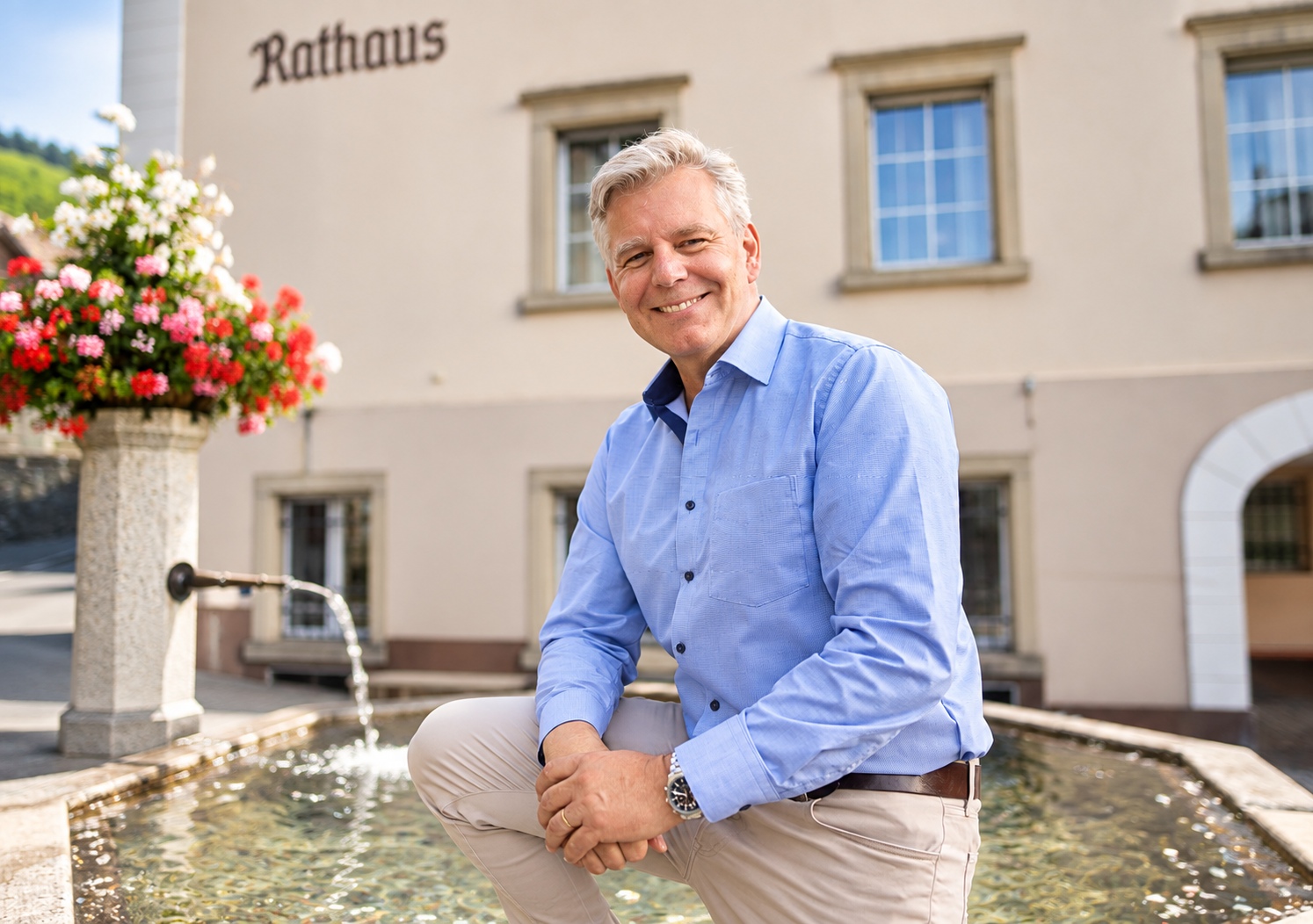 Politporträt Rathaus Graubünden