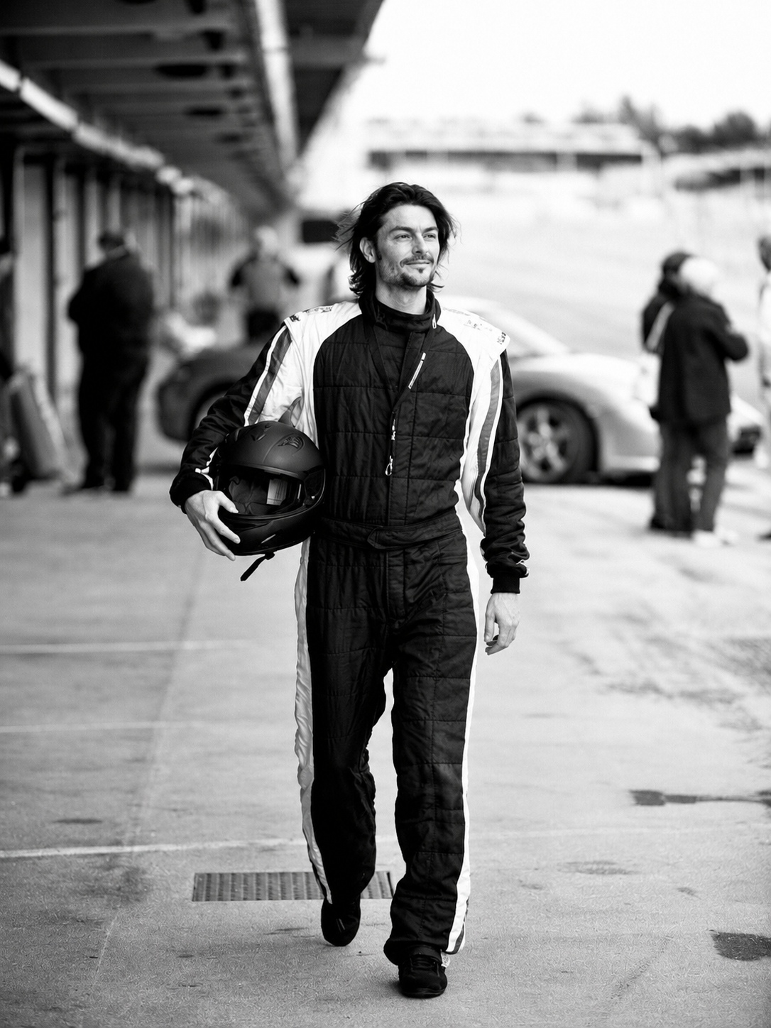Rennfahrer Portrait